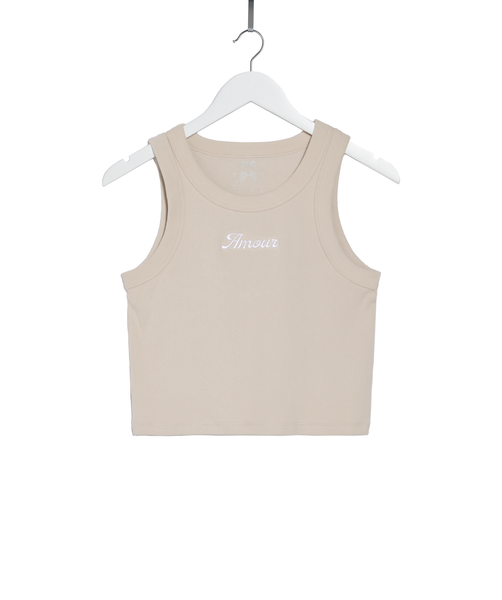 Cropped Script Tank